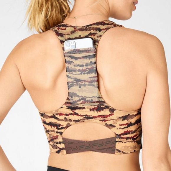 Fabletics On-The-Go Midi Medium Impact Sports Bra size xxs - Picture 2 of 9